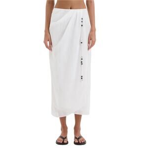 NEW SIR. azura midi skirt in ivory
